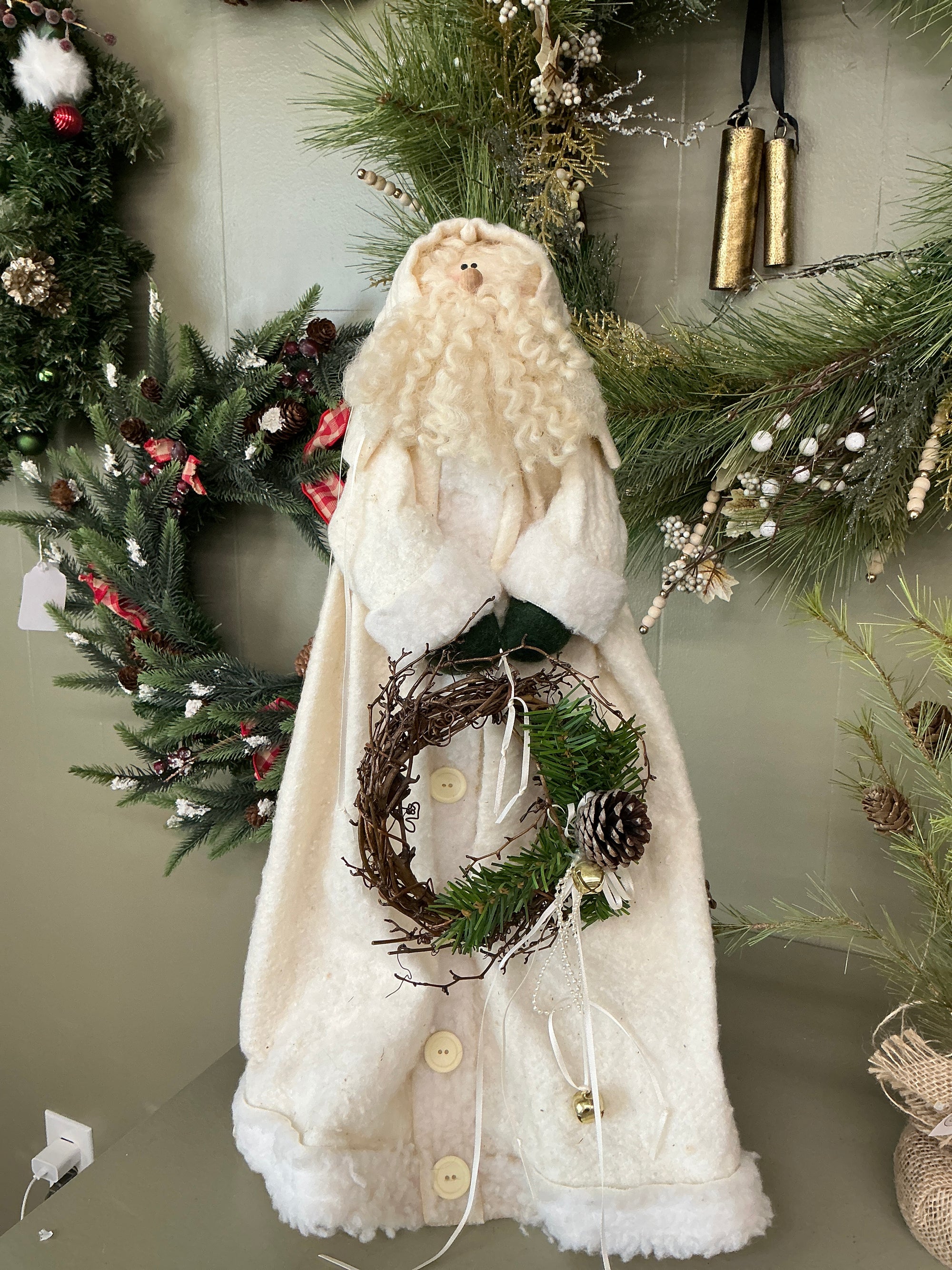 Santa in White, As Is