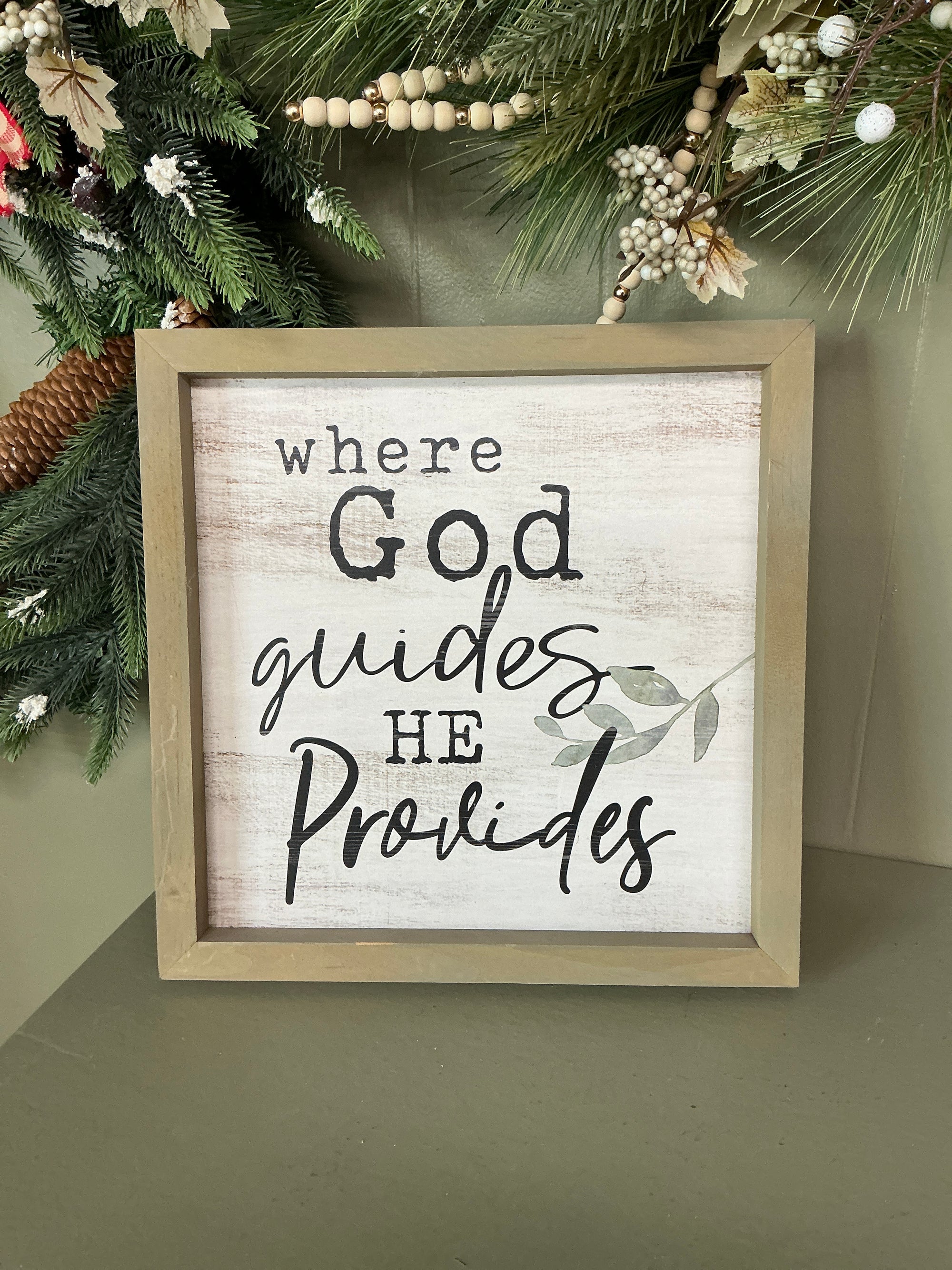 White  "Where God Guides" Art